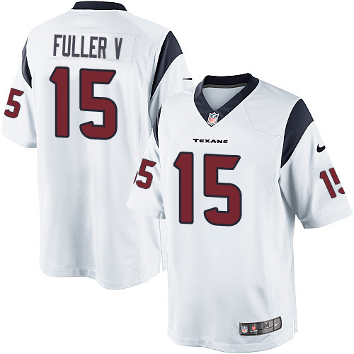 Youth Limited Will Fuller V Nike Jersey White Road - #15 NFL Houston Texans